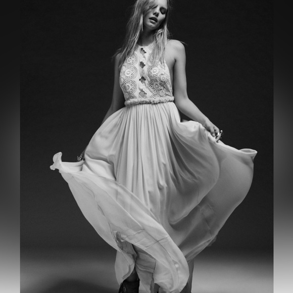 Free People Kristin's Limited Crochet Cutout Maxi Dress - Picture 13 of 16